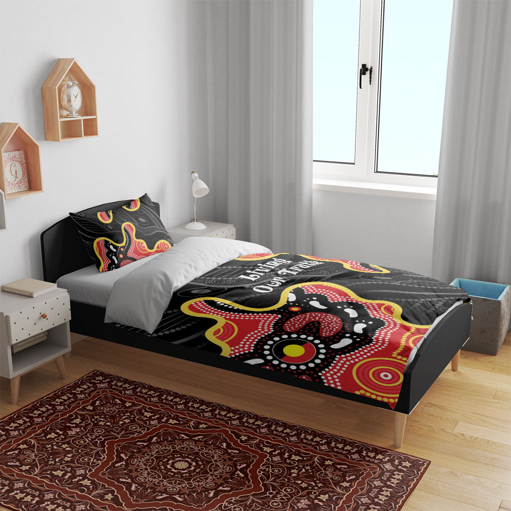 Australia Aboriginal Children's Day Bedding Set Living Our Truth Indigenous Pattern