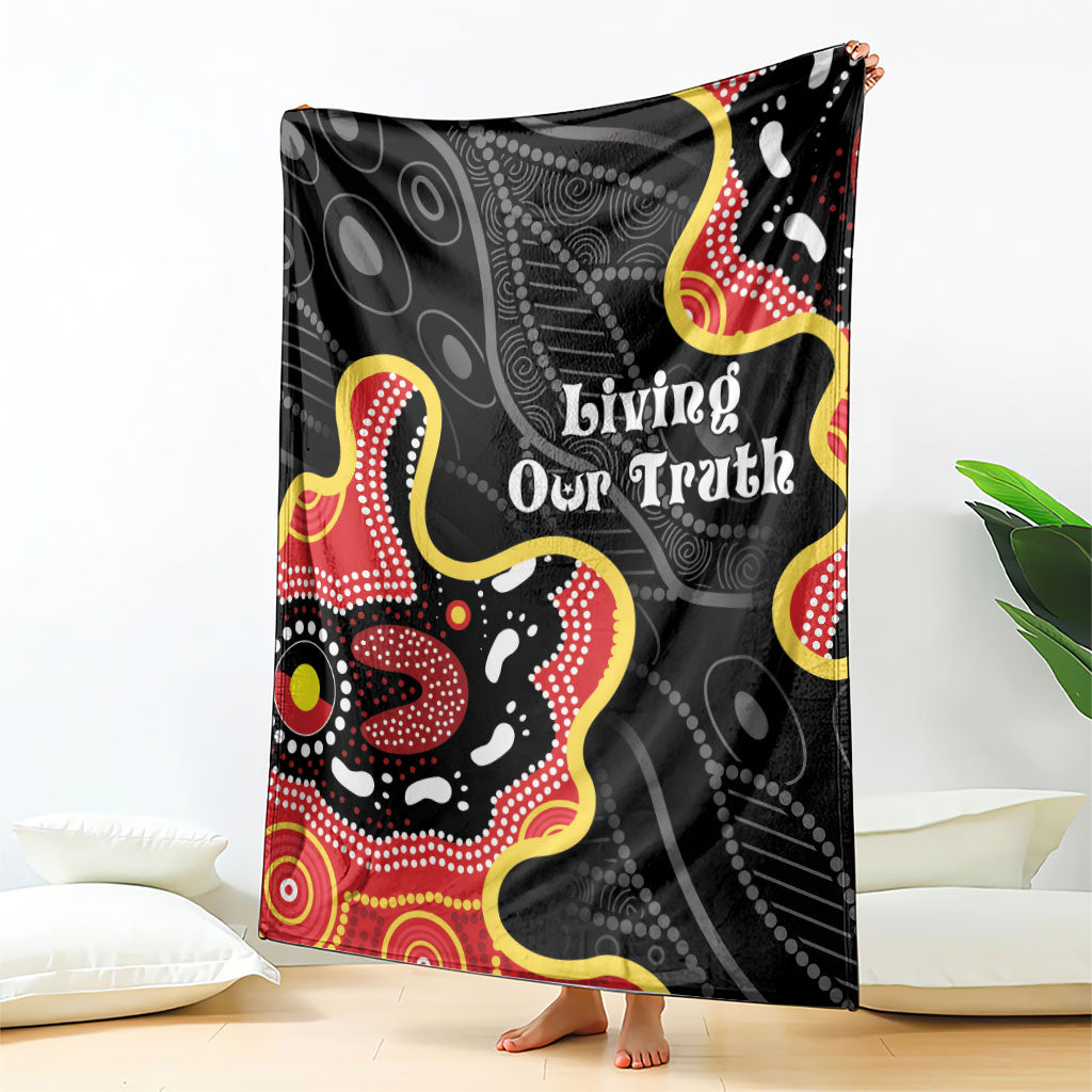 Australia Aboriginal Children's Day Blanket Living Our Truth Indigenous Pattern
