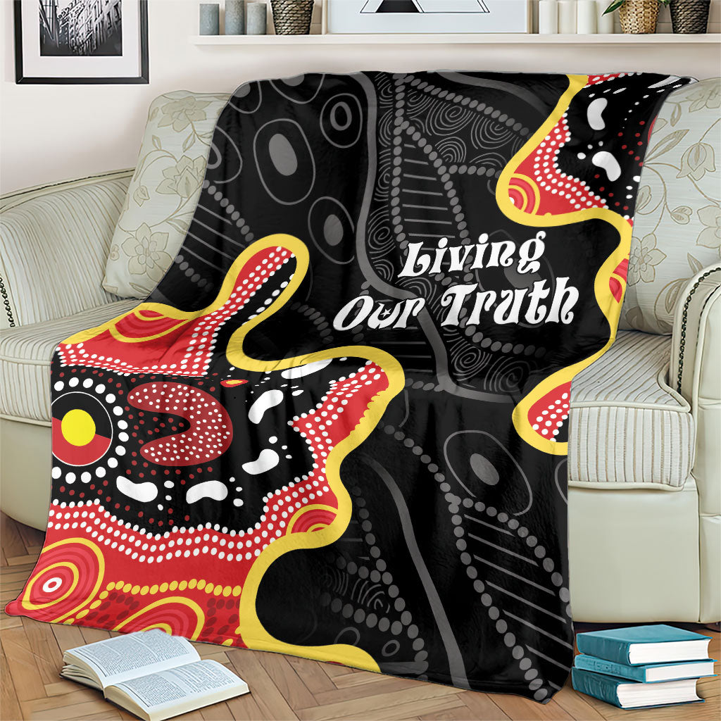 Australia Aboriginal Children's Day Blanket Living Our Truth Indigenous Pattern