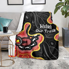 Australia Aboriginal Children's Day Blanket Living Our Truth Indigenous Pattern