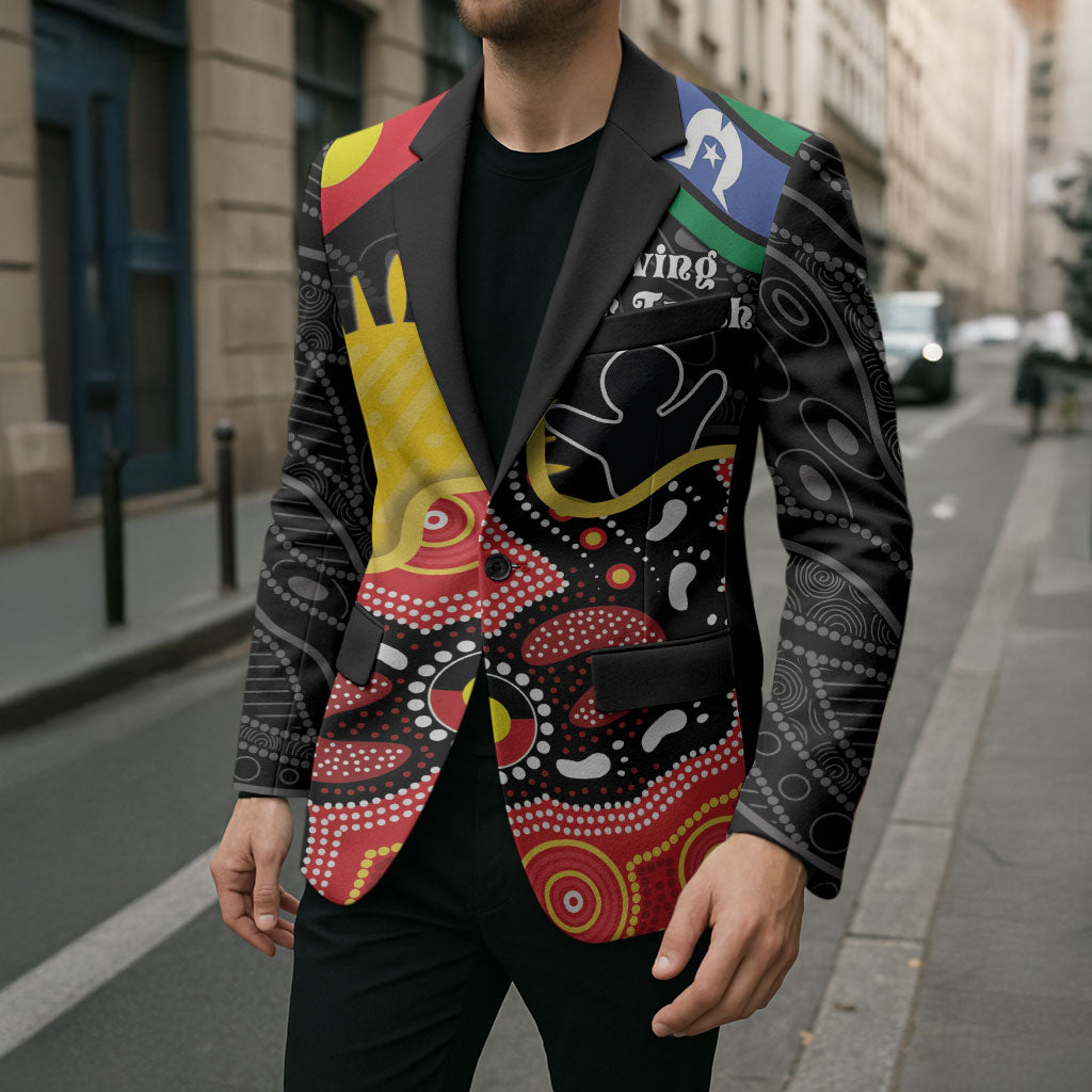 Personalised Australia Aboriginal Children's Day Blazer Living Our Truth Indigenous Pattern
