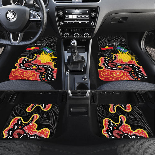 Personalised Australia Aboriginal Children's Day Car Mats Living Our Truth Indigenous Pattern