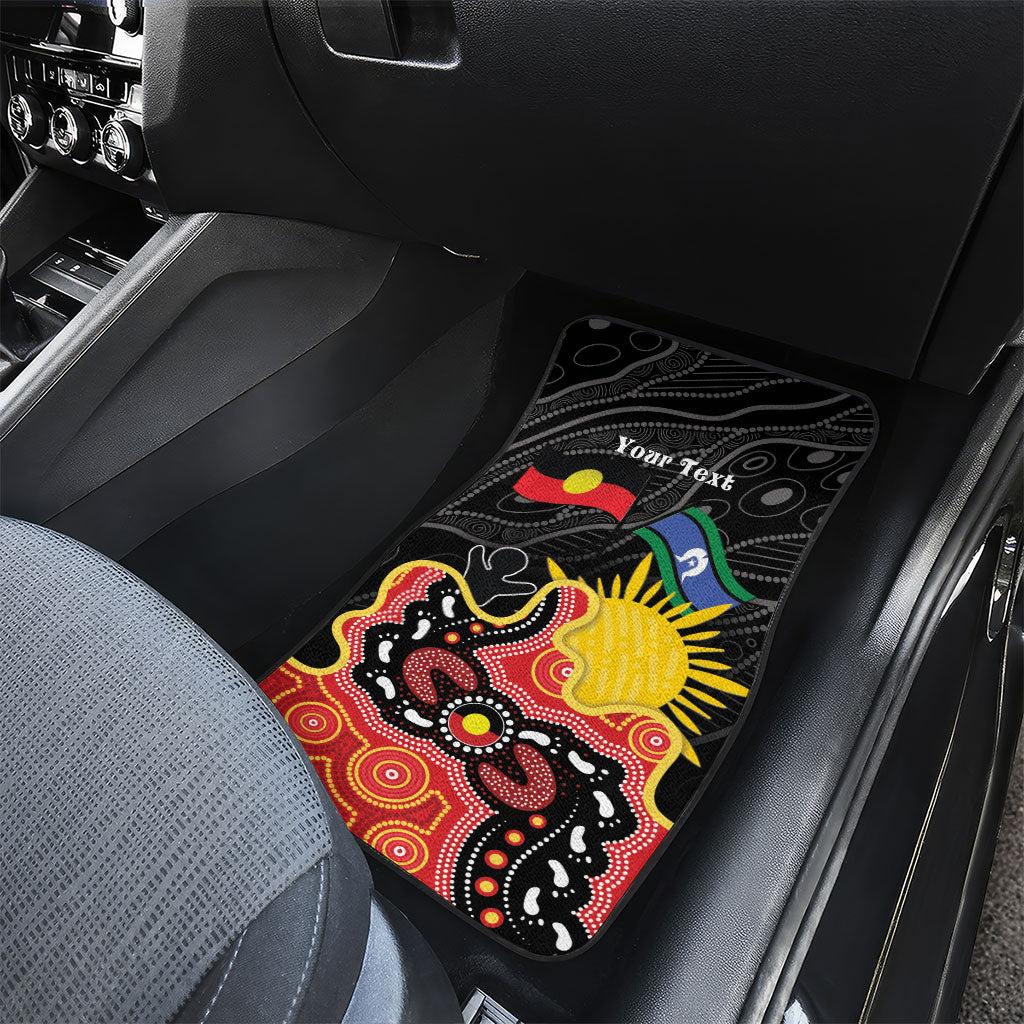 Personalised Australia Aboriginal Children's Day Car Mats Living Our Truth Indigenous Pattern