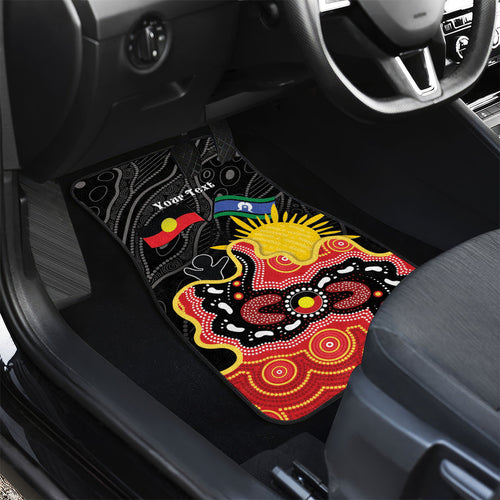 Personalised Australia Aboriginal Children's Day Car Mats Living Our Truth Indigenous Pattern
