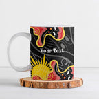Personalised Australia Aboriginal Children's Day Ceramic Mug Living Our Truth Indigenous Pattern