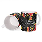 Personalised Australia Aboriginal Children's Day Ceramic Mug Living Our Truth Indigenous Pattern