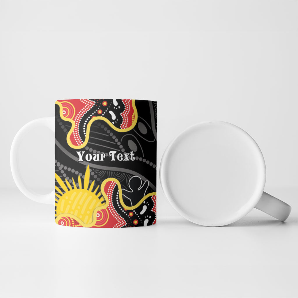 Personalised Australia Aboriginal Children's Day Ceramic Mug Living Our Truth Indigenous Pattern