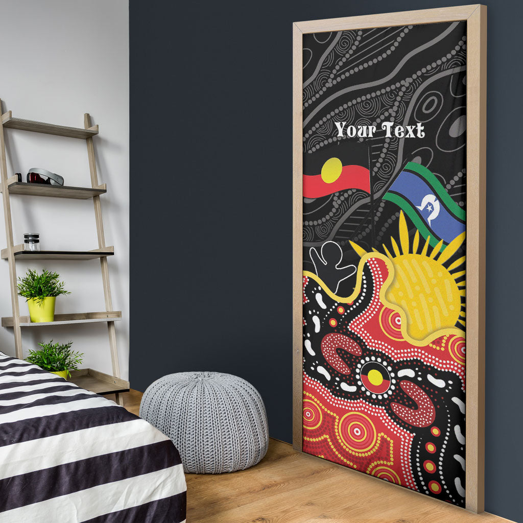 Personalised Australia Aboriginal Children's Day Door Cover Living Our Truth Indigenous Pattern