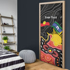 Personalised Australia Aboriginal Children's Day Door Cover Living Our Truth Indigenous Pattern
