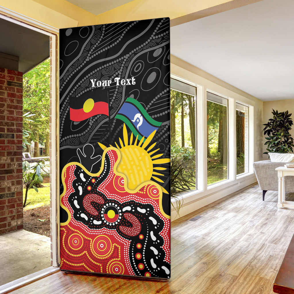 Personalised Australia Aboriginal Children's Day Door Cover Living Our Truth Indigenous Pattern