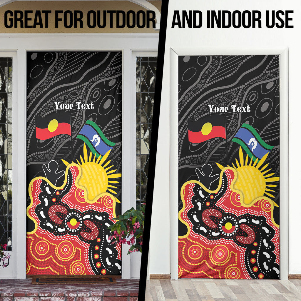 Personalised Australia Aboriginal Children's Day Door Cover Living Our Truth Indigenous Pattern