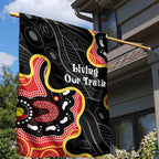 Australia Aboriginal Children's Day Garden Flag Living Our Truth Indigenous Pattern
