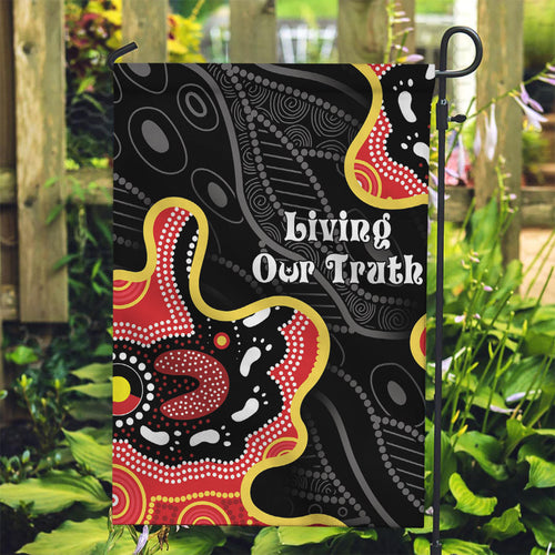 Australia Aboriginal Children's Day Garden Flag Living Our Truth Indigenous Pattern