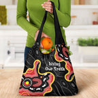 Australia Aboriginal Children's Day Grocery Bag Living Our Truth Indigenous Pattern