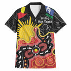 Personalised Australia Aboriginal Children's Day Hawaiian Shirt Living Our Truth Indigenous Pattern