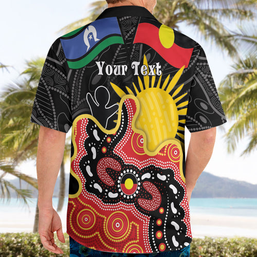 Personalised Australia Aboriginal Children's Day Hawaiian Shirt Living Our Truth Indigenous Pattern