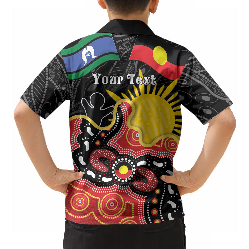 Personalised Australia Aboriginal Children's Day Hawaiian Shirt Living Our Truth Indigenous Pattern