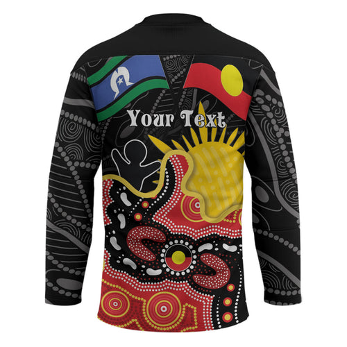 Personalised Australia Aboriginal Children's Day Hockey Jersey Living Our Truth Indigenous Pattern