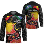 Personalised Australia Aboriginal Children's Day Hockey Jersey Living Our Truth Indigenous Pattern