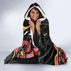 Australia Aboriginal Children's Day Hooded Blanket Living Our Truth Indigenous Pattern