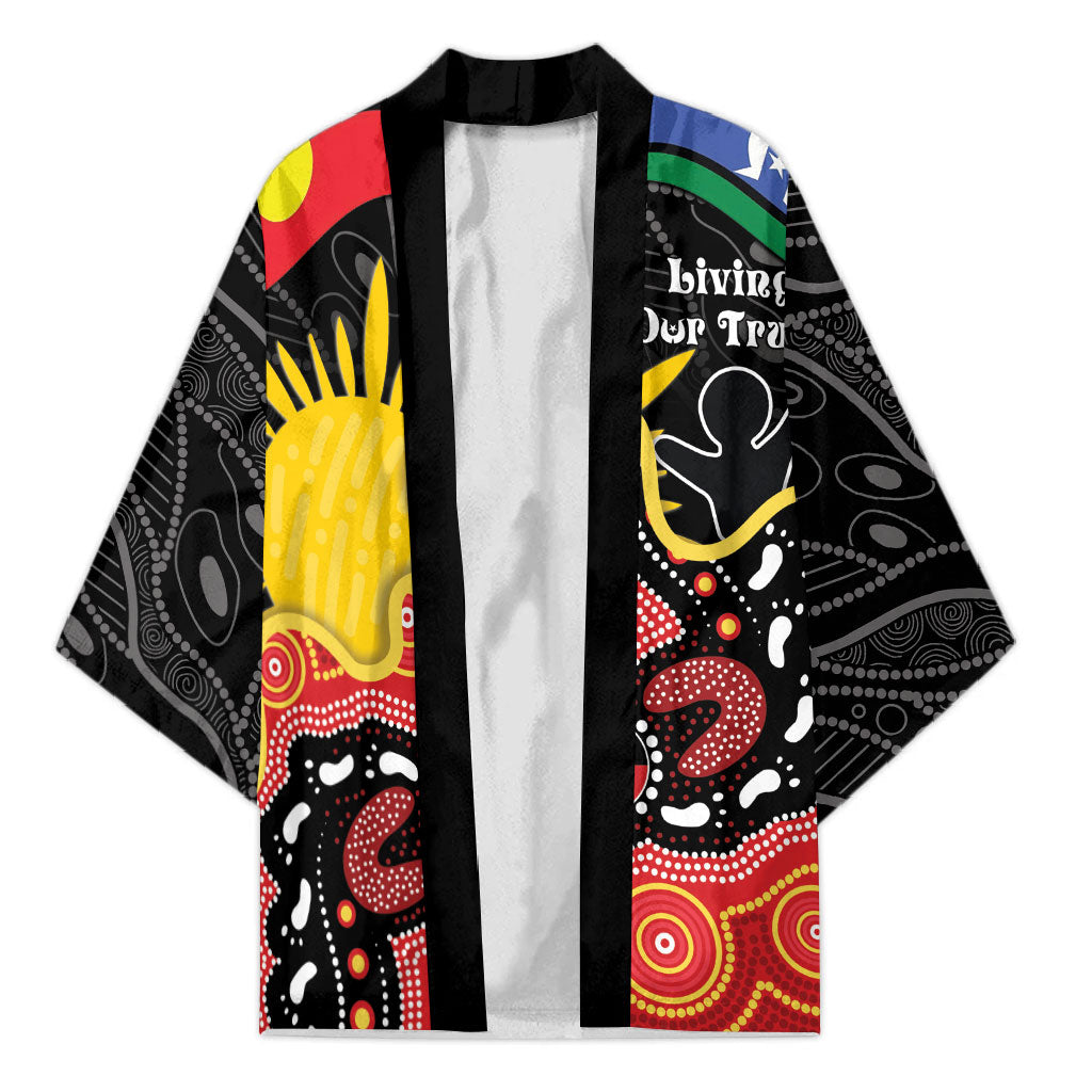 Personalised Australia Aboriginal Children's Day Kimono Living Our Truth Indigenous Pattern
