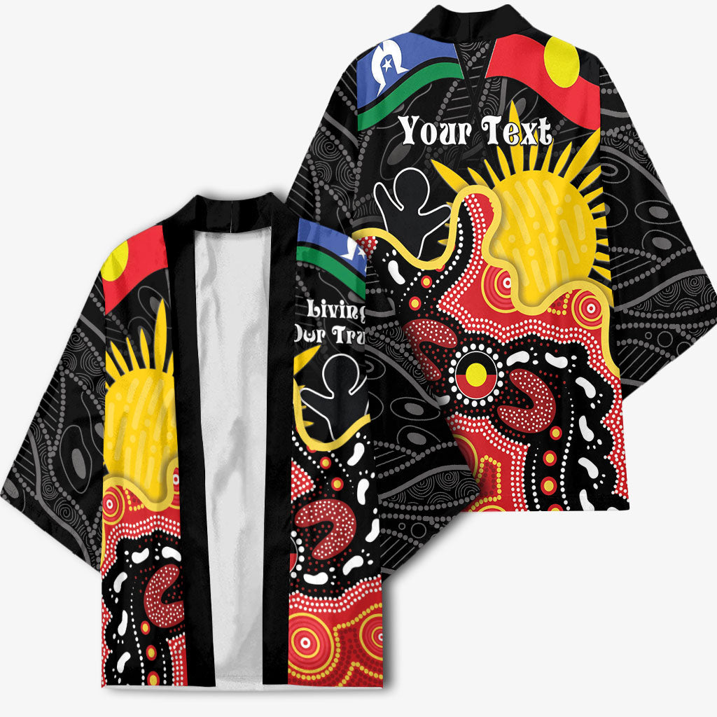 Personalised Australia Aboriginal Children's Day Kimono Living Our Truth Indigenous Pattern