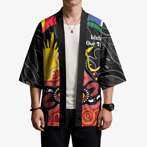 Personalised Australia Aboriginal Children's Day Kimono Living Our Truth Indigenous Pattern