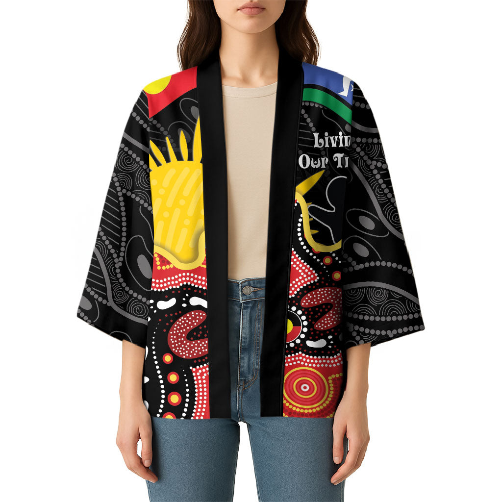 Personalised Australia Aboriginal Children's Day Kimono Living Our Truth Indigenous Pattern