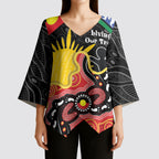 Personalised Australia Aboriginal Children's Day Kimono Sleeve Blouse Living Our Truth Indigenous Pattern