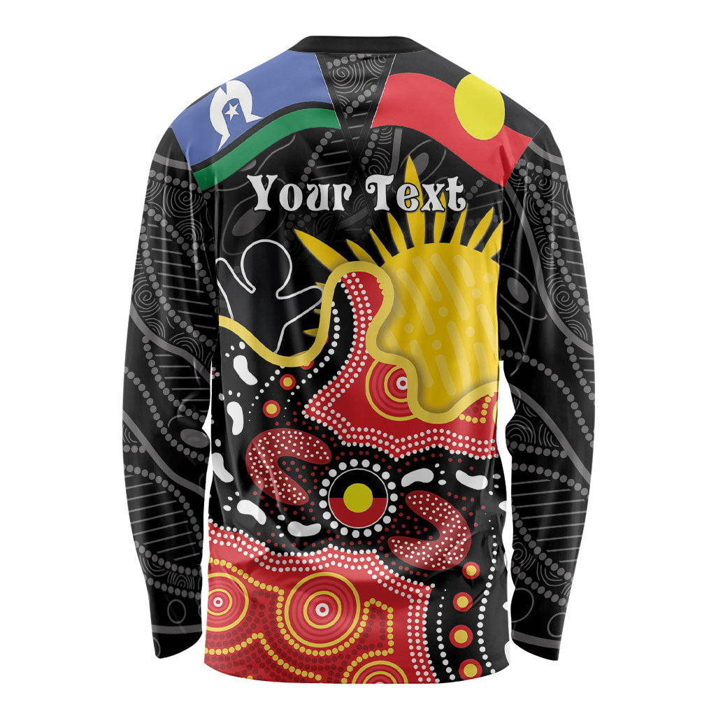 Personalised Australia Aboriginal Children's Day Long Sleeve Shirt Living Our Truth Indigenous Pattern