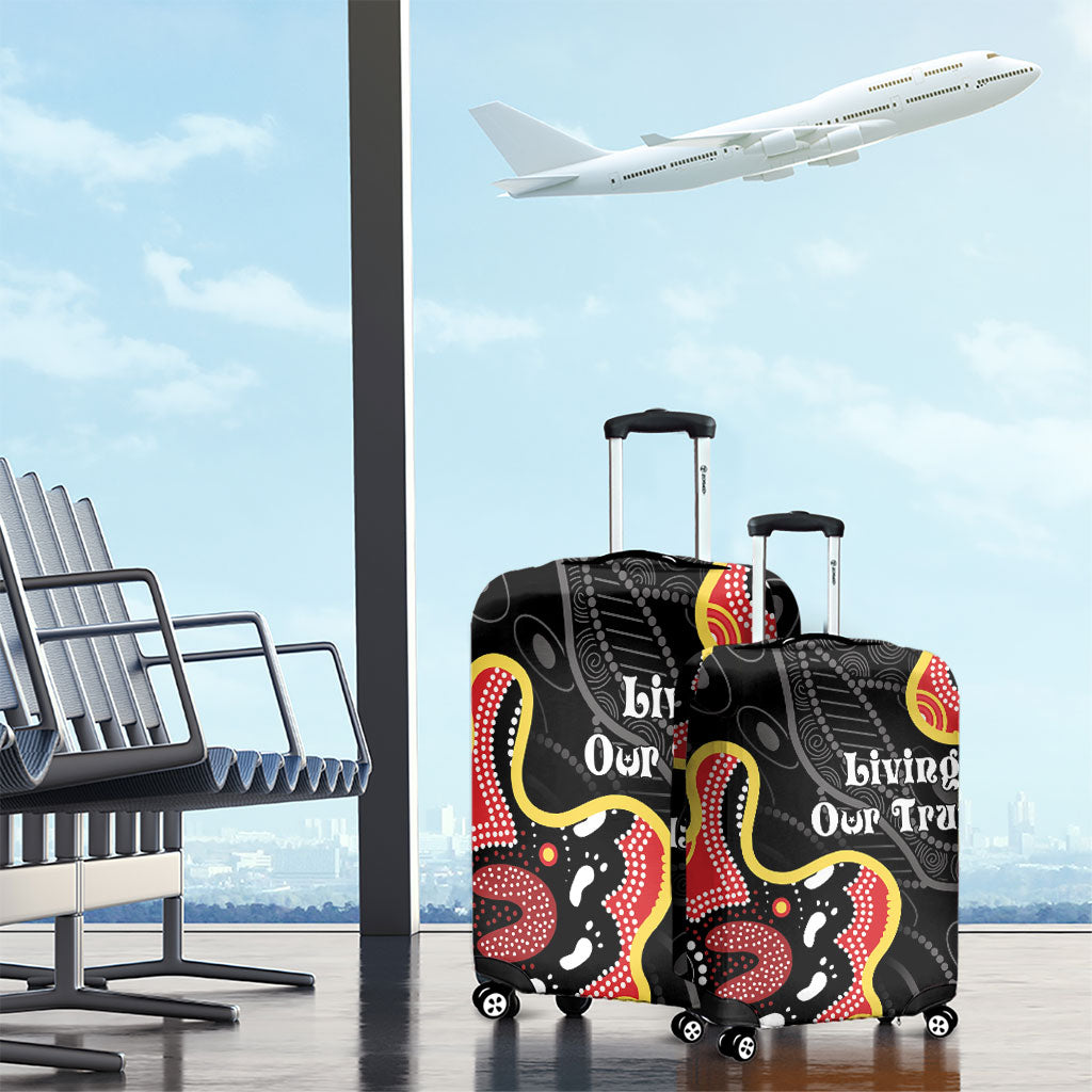 Australia Aboriginal Children's Day Luggage Cover Living Our Truth Indigenous Pattern