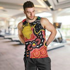 Personalised Australia Aboriginal Children's Day Men Tank Top Living Our Truth Indigenous Pattern