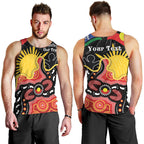 Personalised Australia Aboriginal Children's Day Men Tank Top Living Our Truth Indigenous Pattern