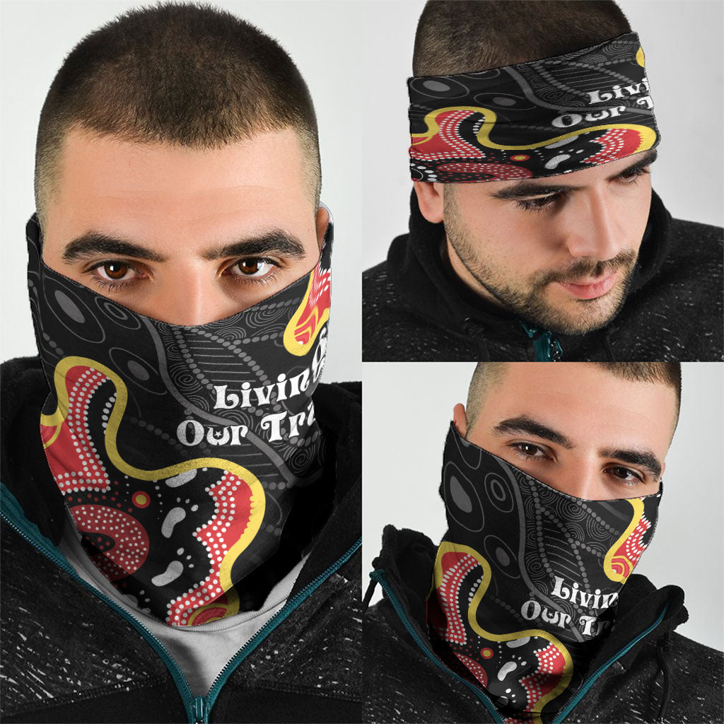 Australia Aboriginal Children's Day Neck Gaiter Living Our Truth Indigenous Pattern
