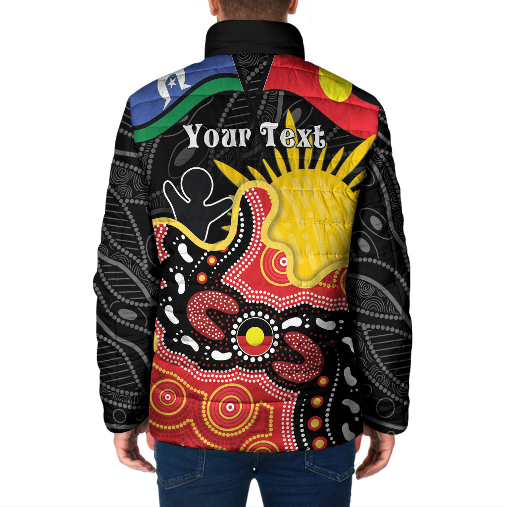 Personalised Australia Aboriginal Children's Day Padded Jacket Living Our Truth Indigenous Pattern