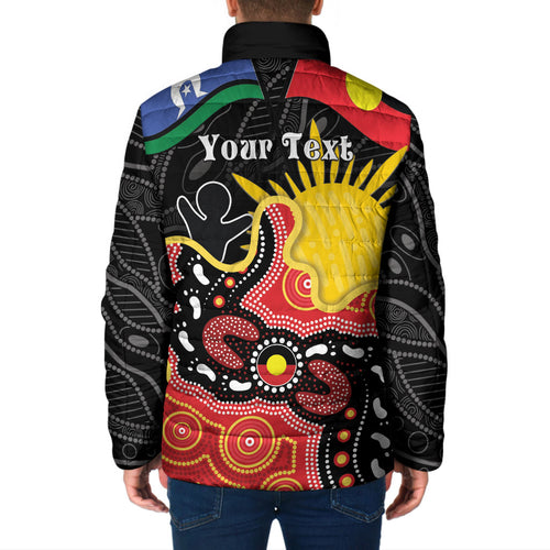 Personalised Australia Aboriginal Children's Day Padded Jacket Living Our Truth Indigenous Pattern