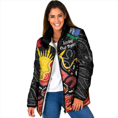 Personalised Australia Aboriginal Children's Day Padded Jacket Living Our Truth Indigenous Pattern