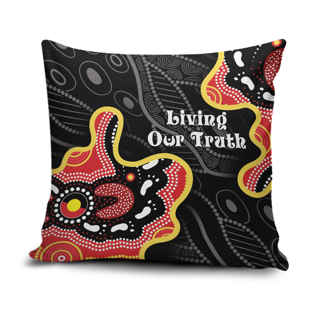 Australia Aboriginal Children's Day Pillow Cover Living Our Truth Indigenous Pattern