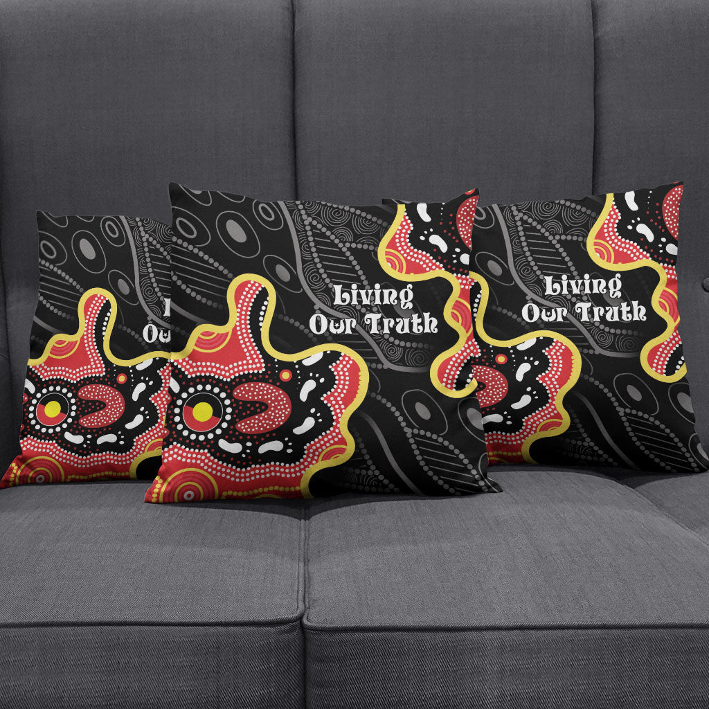 Australia Aboriginal Children's Day Pillow Cover Living Our Truth Indigenous Pattern