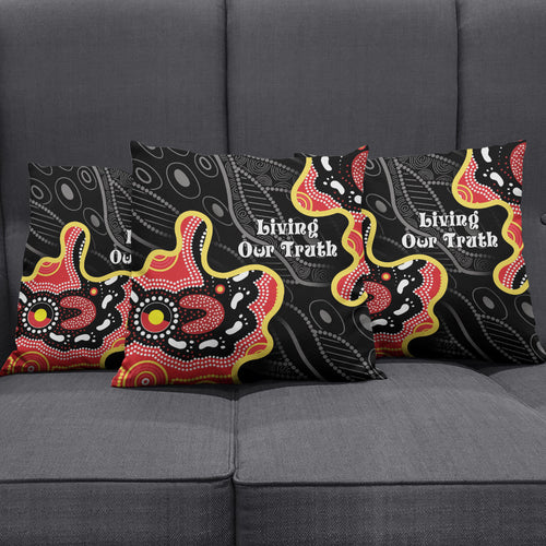 Australia Aboriginal Children's Day Pillow Cover Living Our Truth Indigenous Pattern