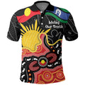Personalised Australia Aboriginal Children's Day Polo Shirt Living Our Truth Indigenous Pattern
