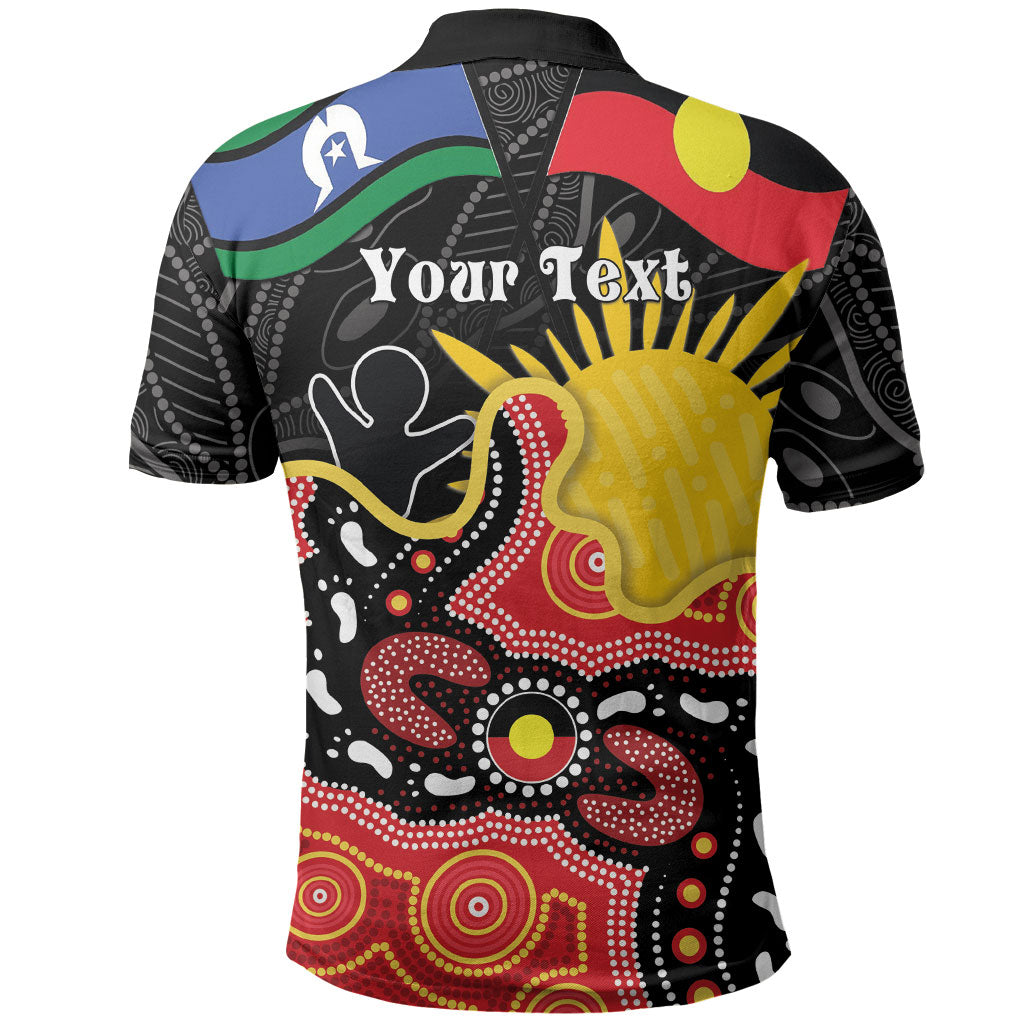 Personalised Australia Aboriginal Children's Day Polo Shirt Living Our Truth Indigenous Pattern