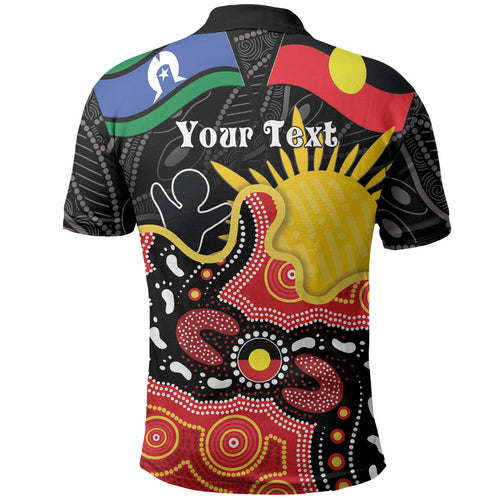 Personalised Australia Aboriginal Children's Day Polo Shirt Living Our Truth Indigenous Pattern