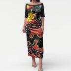 Personalised Australia Aboriginal Children's Day Puletasi Living Our Truth Indigenous Pattern