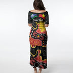 Personalised Australia Aboriginal Children's Day Puletasi Living Our Truth Indigenous Pattern