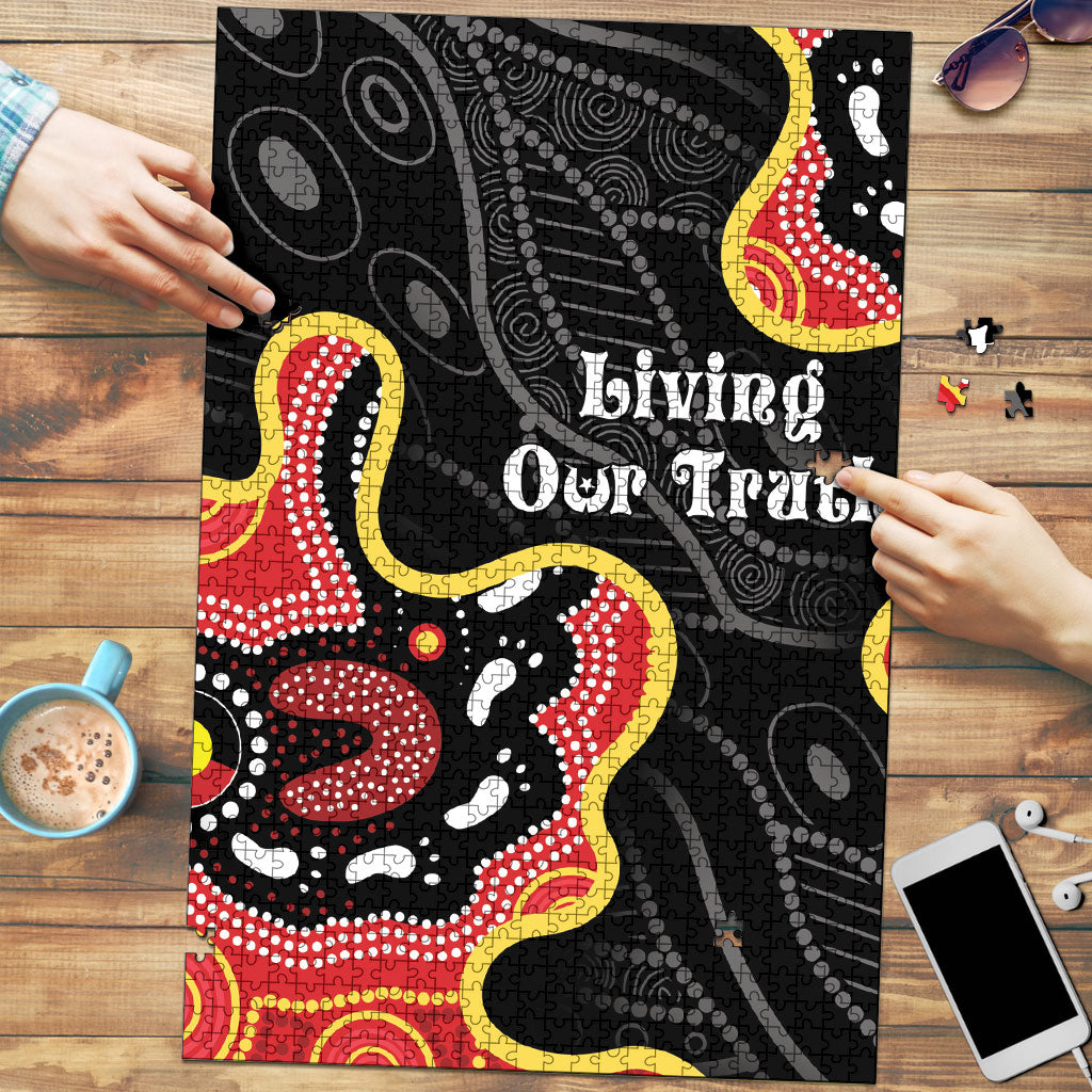 Australia Aboriginal Children's Day Puzzle Living Our Truth Indigenous Pattern