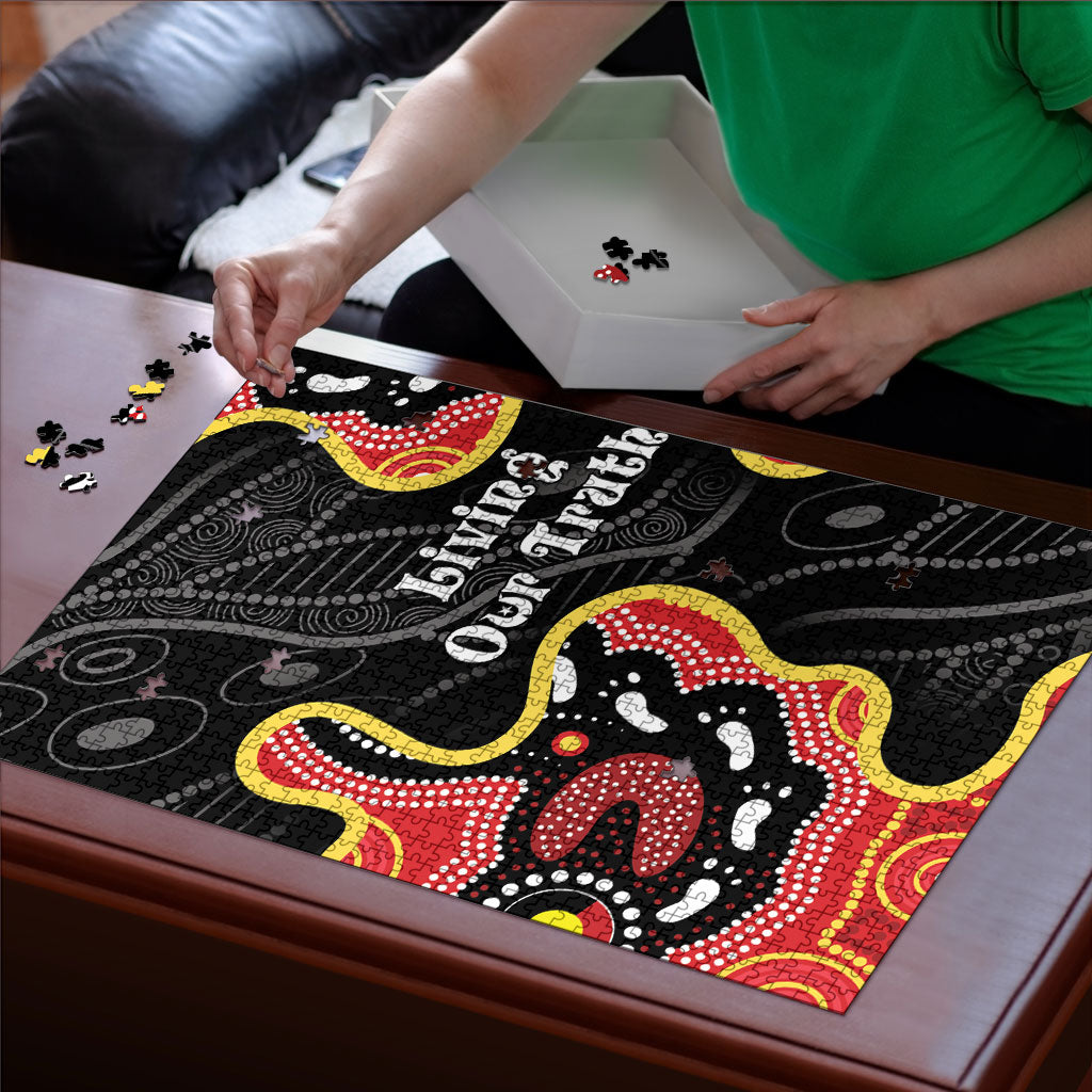 Australia Aboriginal Children's Day Puzzle Living Our Truth Indigenous Pattern