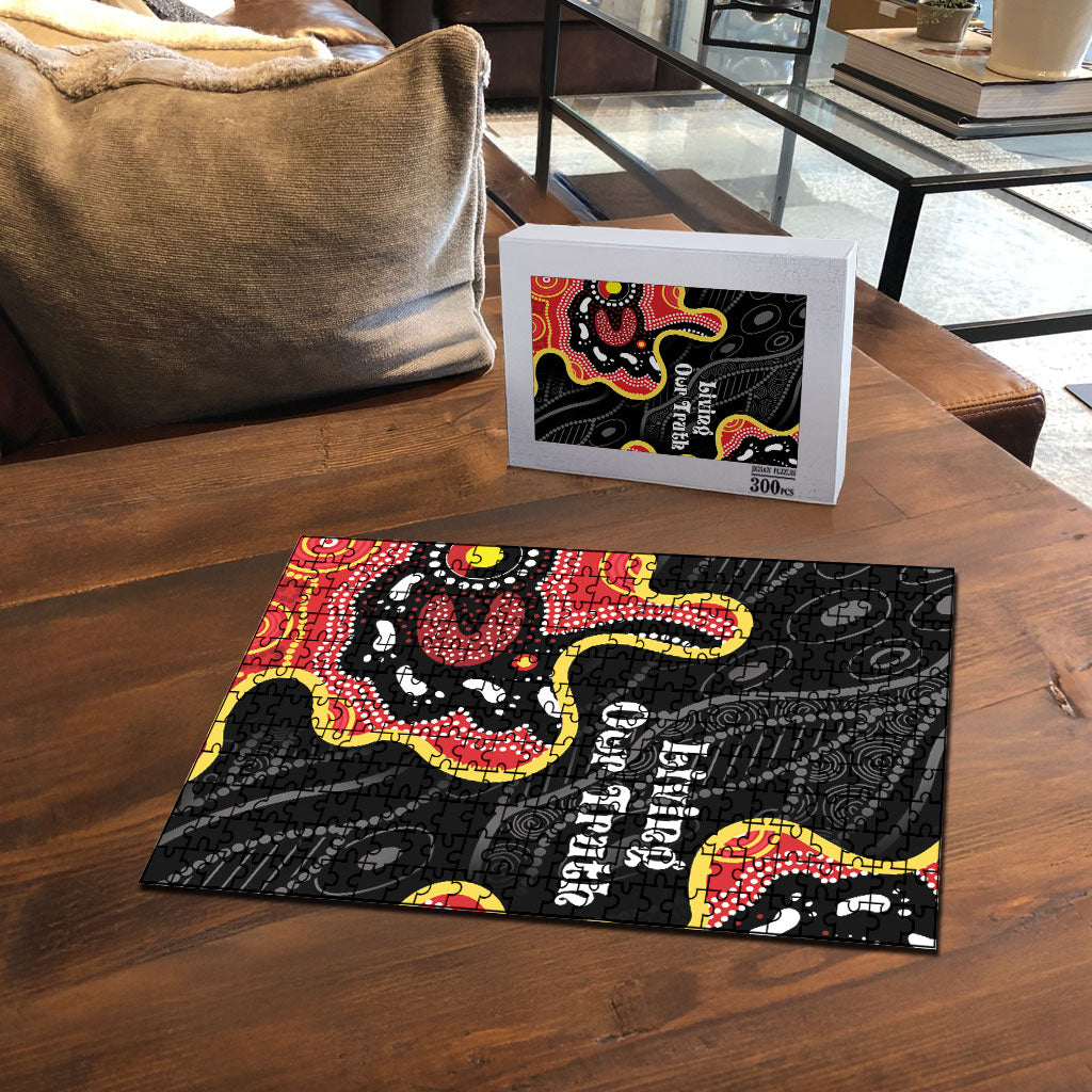 Australia Aboriginal Children's Day Puzzle Living Our Truth Indigenous Pattern