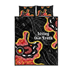 Australia Aboriginal Children's Day Quilt Bed Set Living Our Truth Indigenous Pattern