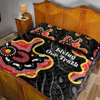 Australia Aboriginal Children's Day Quilt Bed Set Living Our Truth Indigenous Pattern
